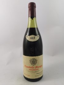 Chambolle-Musigny 1er Cru - Domaine Bertheau 1978