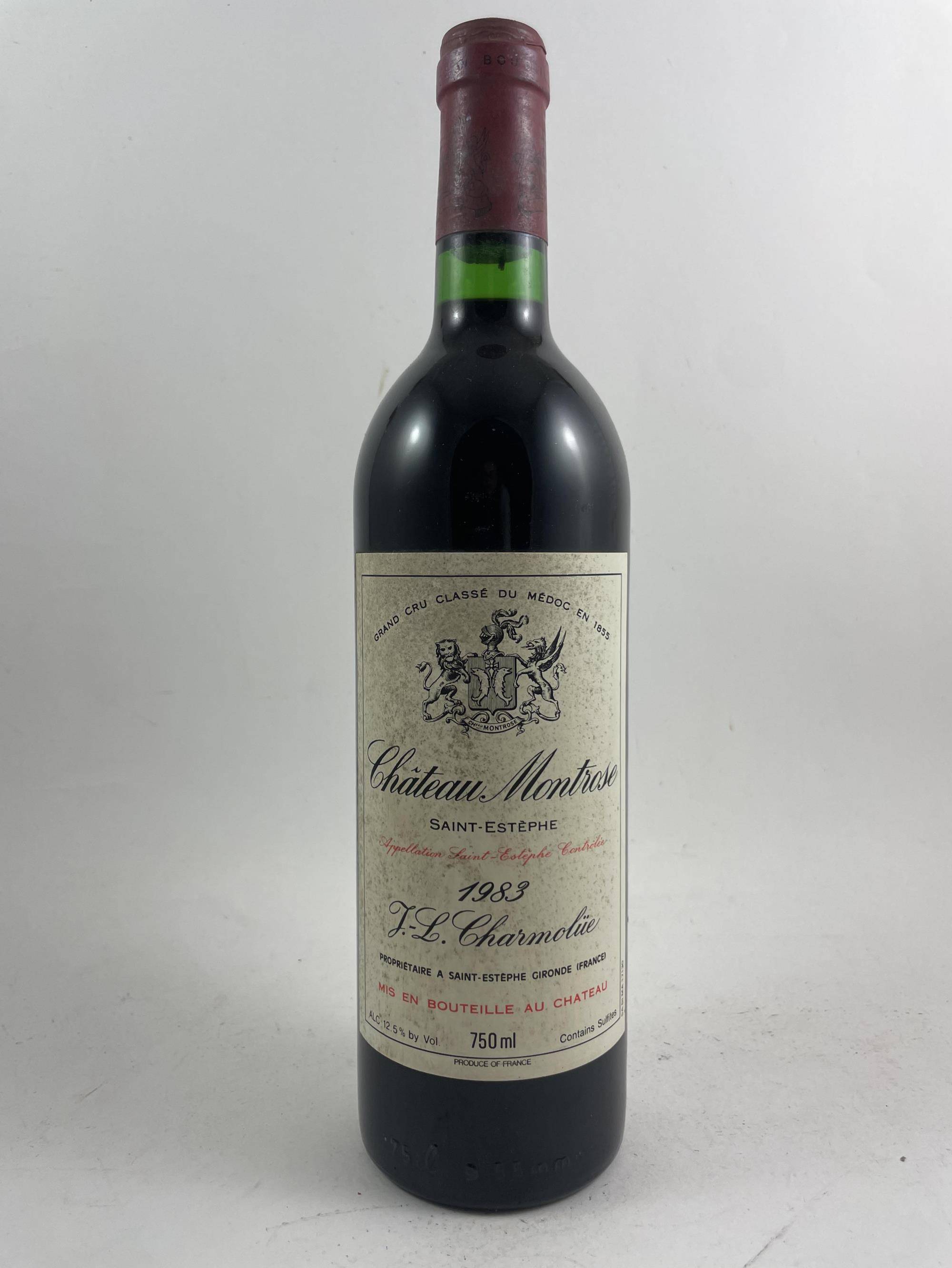 シャトー モンローズ 1983　赤　Chteau Montrose　rouge Château Montrose 1983 - Tasting, Food & wine pairing, Vintage 1983