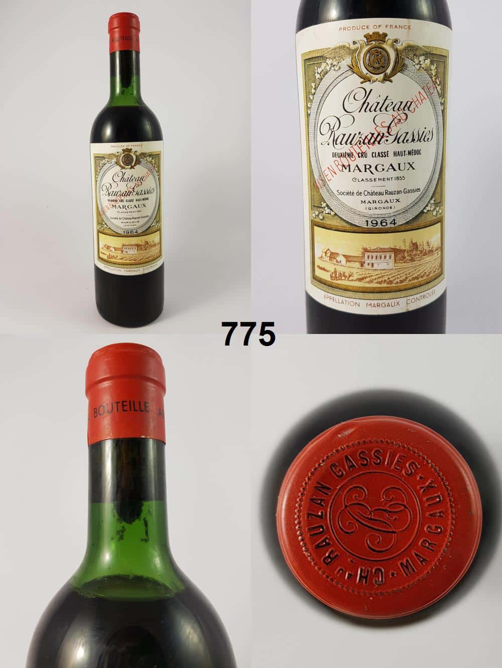 Château Rauzan-Gassies 1964 - Express Wine