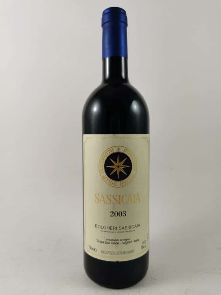 Tenuta San Guido - Sassicaia - Famille Incisa della Rochetta 2003